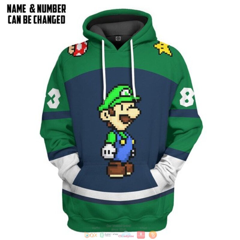 Personalized Luigi custom 3d shirt hoodie