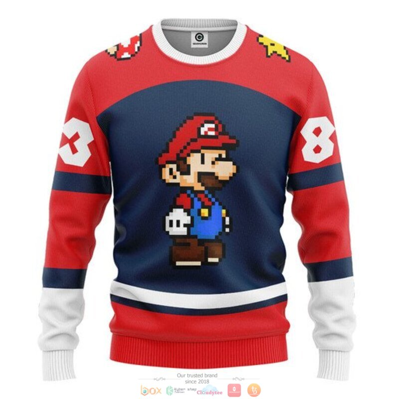 Personalized Mario custom 3d shirt hoodie 1