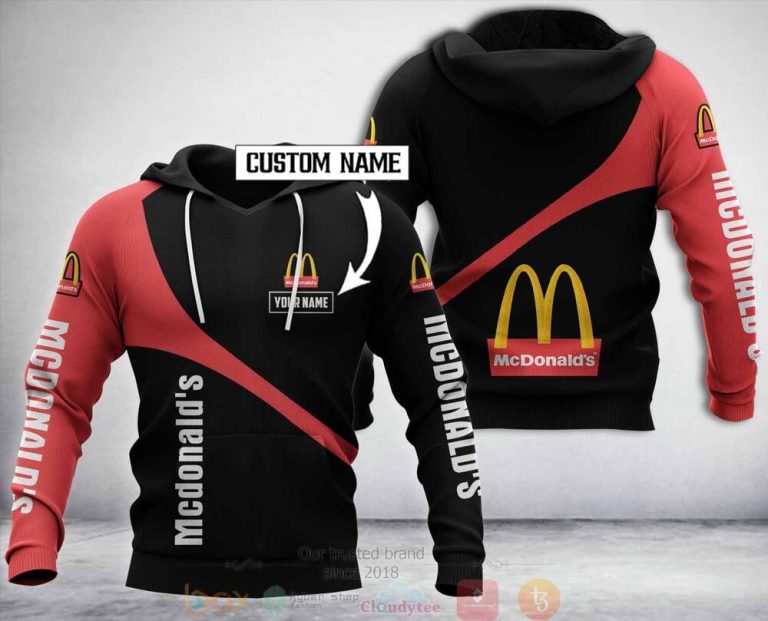 Personalized McdonaldS 3D Hoodie Zip Hoodie