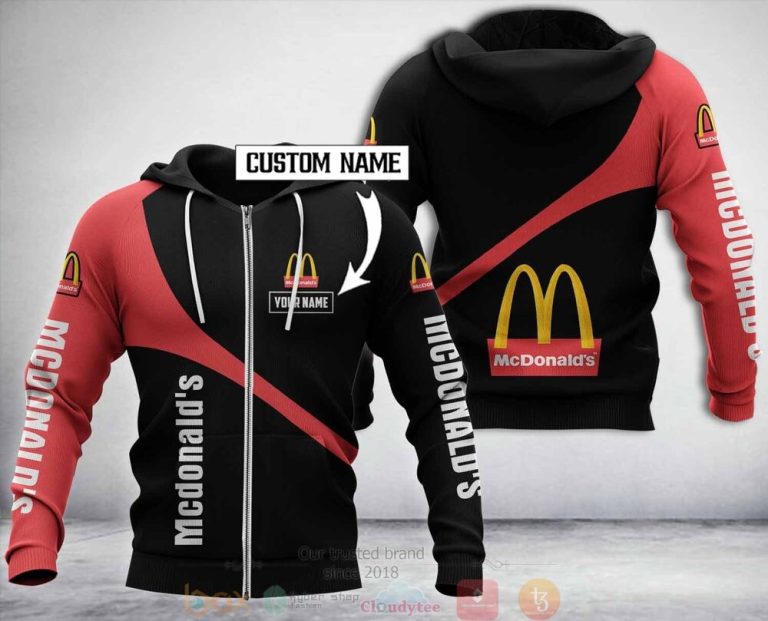 Personalized McdonaldS 3D Hoodie Zip Hoodie 1