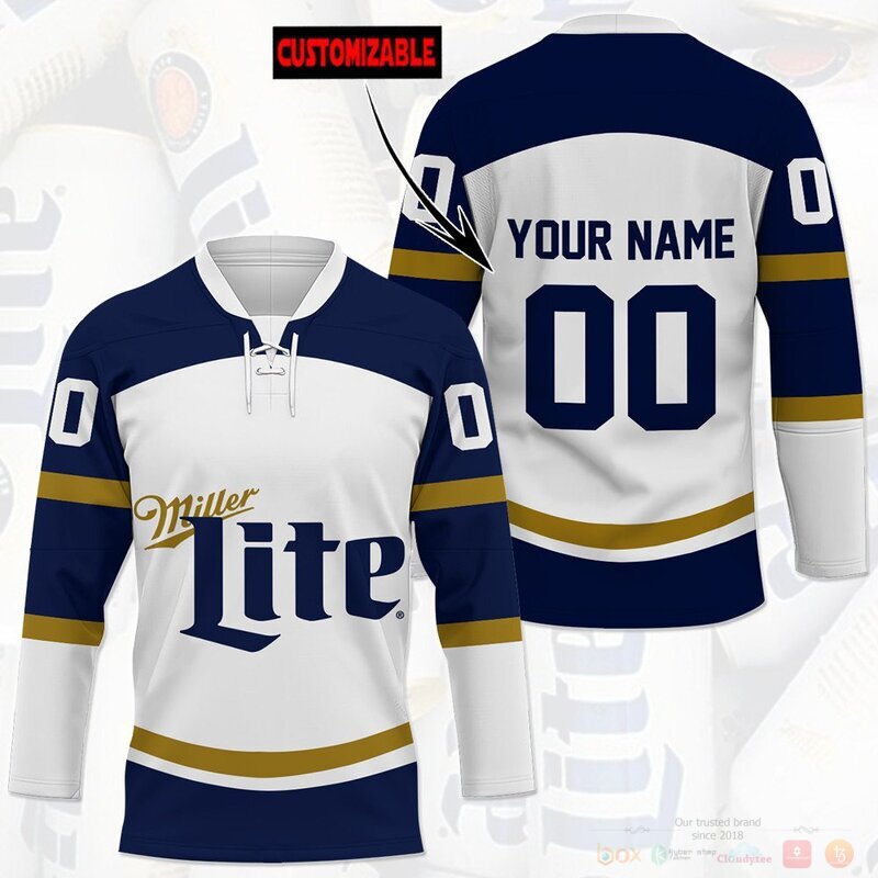Personalized Miller Lite Hockey Jersey