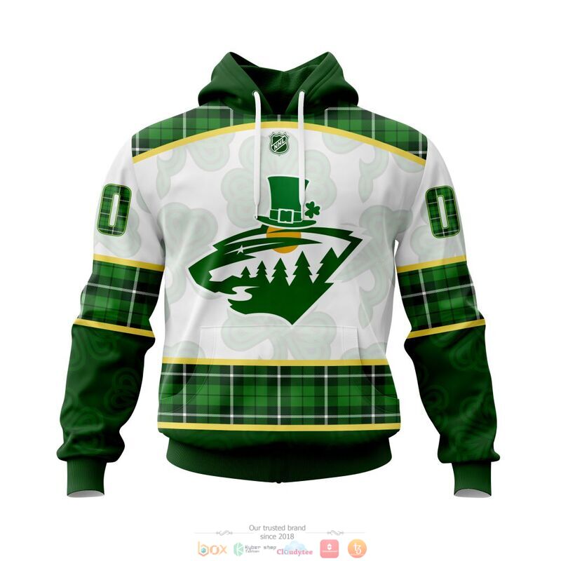 Personalized Minnesota Wild NHL St Patrick Days 3d shirt hoodie