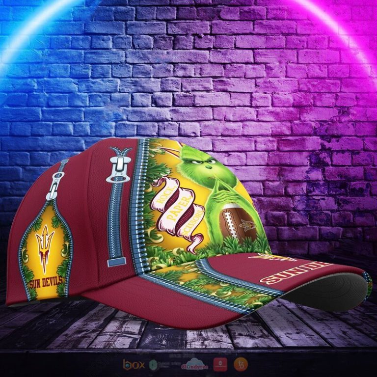 Personalized NCAA Arizona State Sun Devils The Grinch Cap 1 2