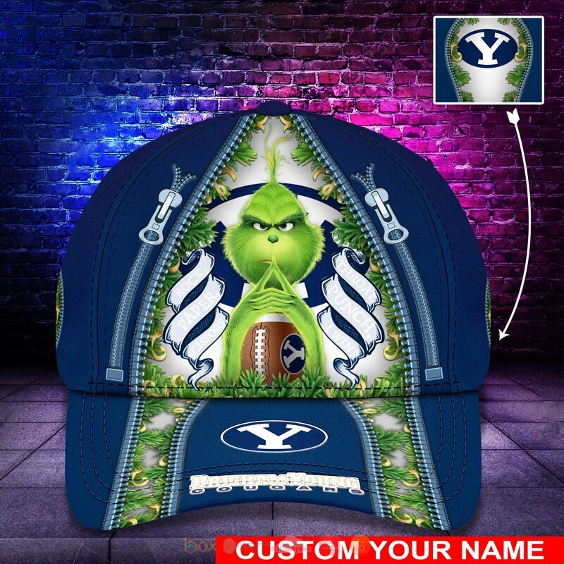 Personalized NCAA Byu Cougars The Grinch Cap