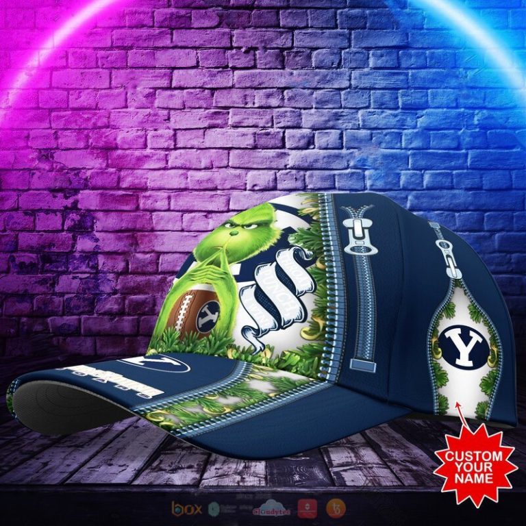 Personalized NCAA Byu Cougars The Grinch Cap 1