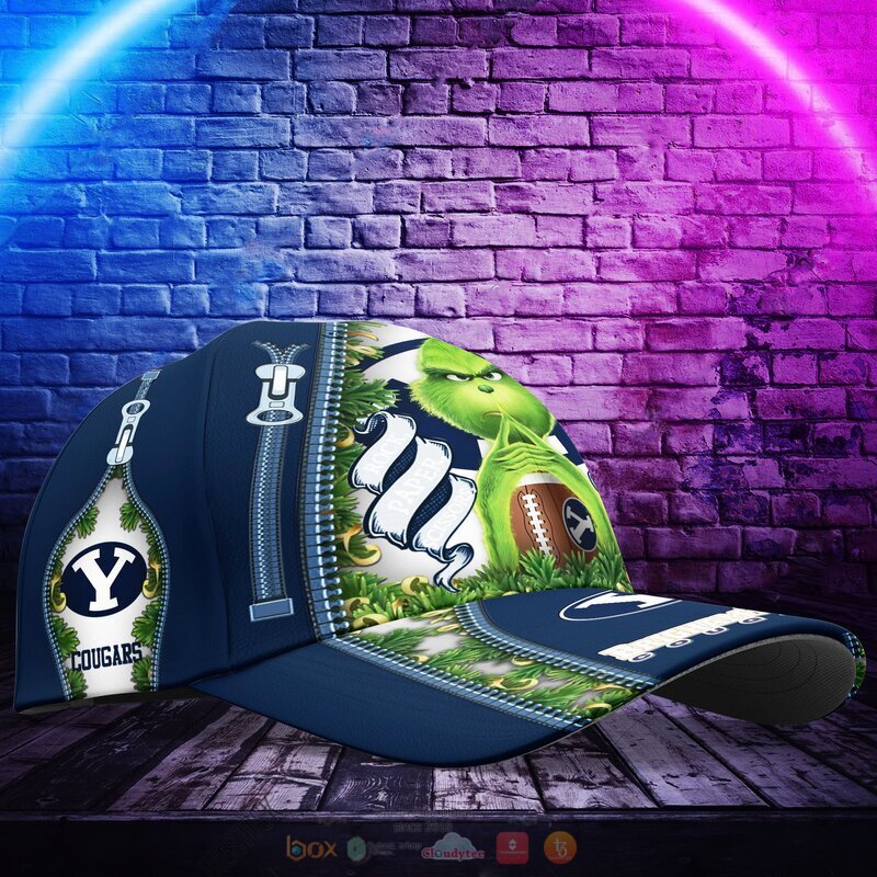 Personalized NCAA Byu Cougars The Grinch Cap 1 2