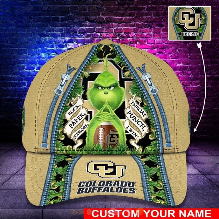 Personalized NCAA Colorado Buffaloes The Grinch Cap