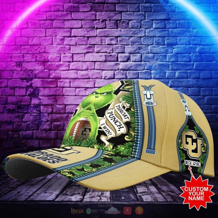 Personalized NCAA Colorado Buffaloes The Grinch Cap 1