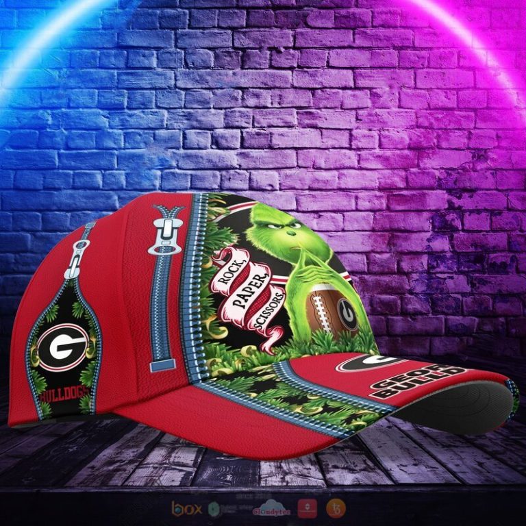 Personalized NCAA Georgia Bulldogs The Grinch Cap 1 2