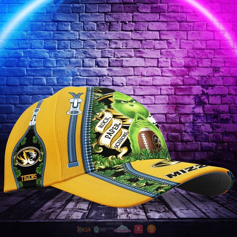 Personalized NCAA Missouri Tigers The Grinch Cap 1 2