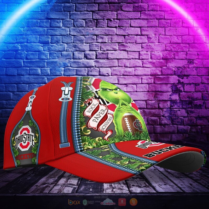 Personalized NCAA Ohio State Buckeyes The Grinch Cap 1 2