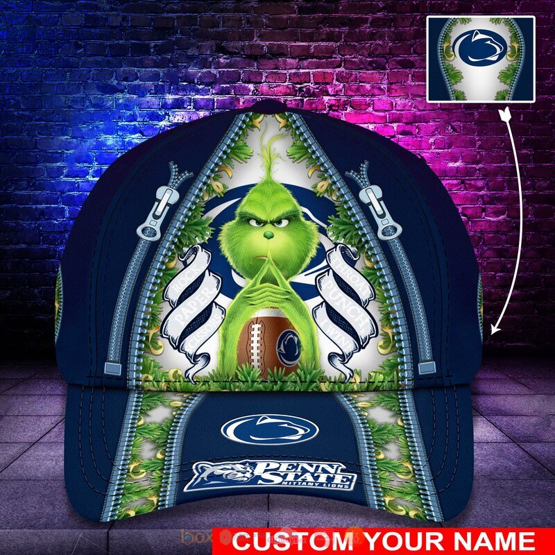 Personalized NCAA Penn State Nittany Lions The Grinch Cap