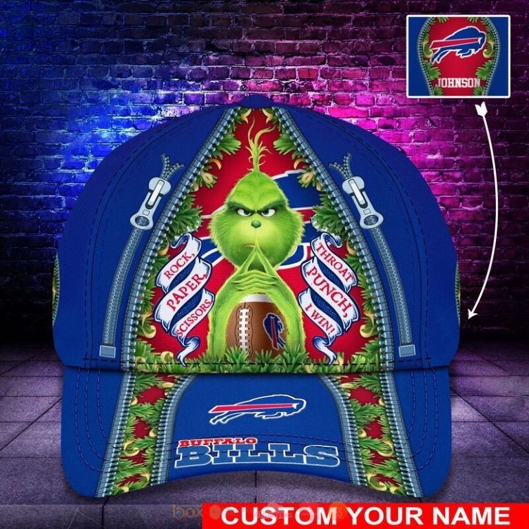 Personalized NFL Buffalo Bills The Grinch Cap