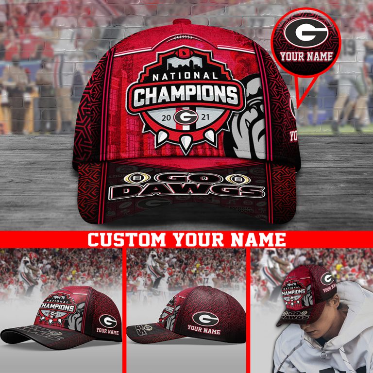 Personalized NFL Georgia National Champions Cap