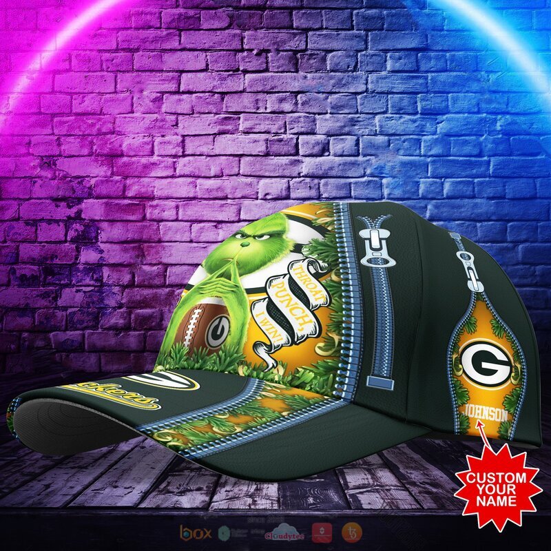 Personalized NFL Green Bay Packers The Grinch Cap 1