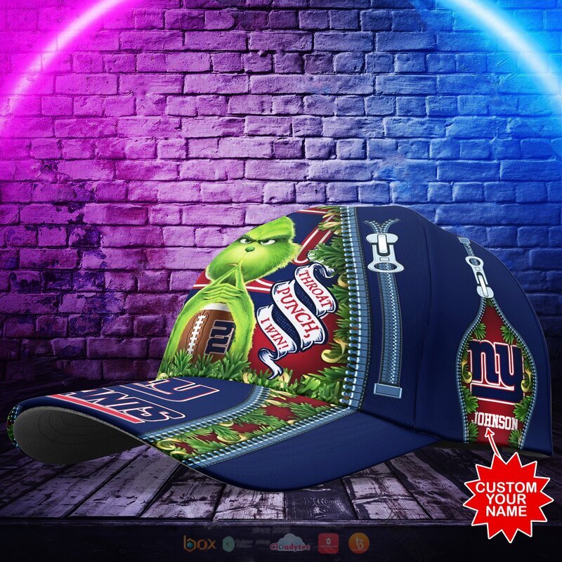 Personalized NFL New York Giants The Grinch Cap 1