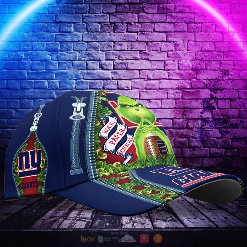 Personalized NFL New York Giants The Grinch Cap 1 2