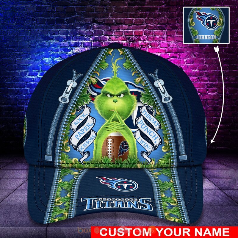 Personalized NFL Tennessee Titans The Grinch Cap
