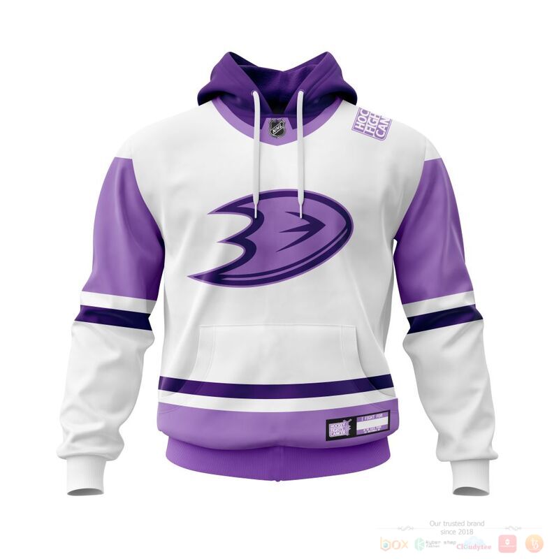 Personalized NHL Anaheim Ducks Fights Cancer 3d shirt hoodie