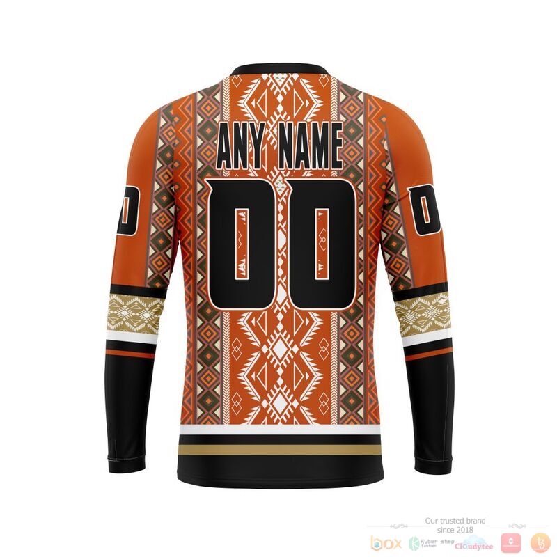 Personalized NHL Anaheim Ducks brocade pattern 3d shirt hoodie 1 2 3 4