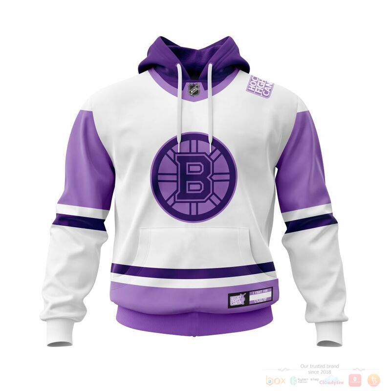 Personalized NHL Boston Bruins Fights Cancer 3d shirt hoodie