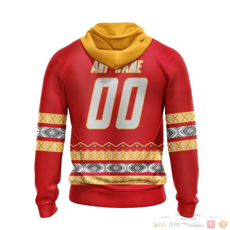 Personalized NHL Calgary Flames brocade pattern 3d shirt hoodie 1 2