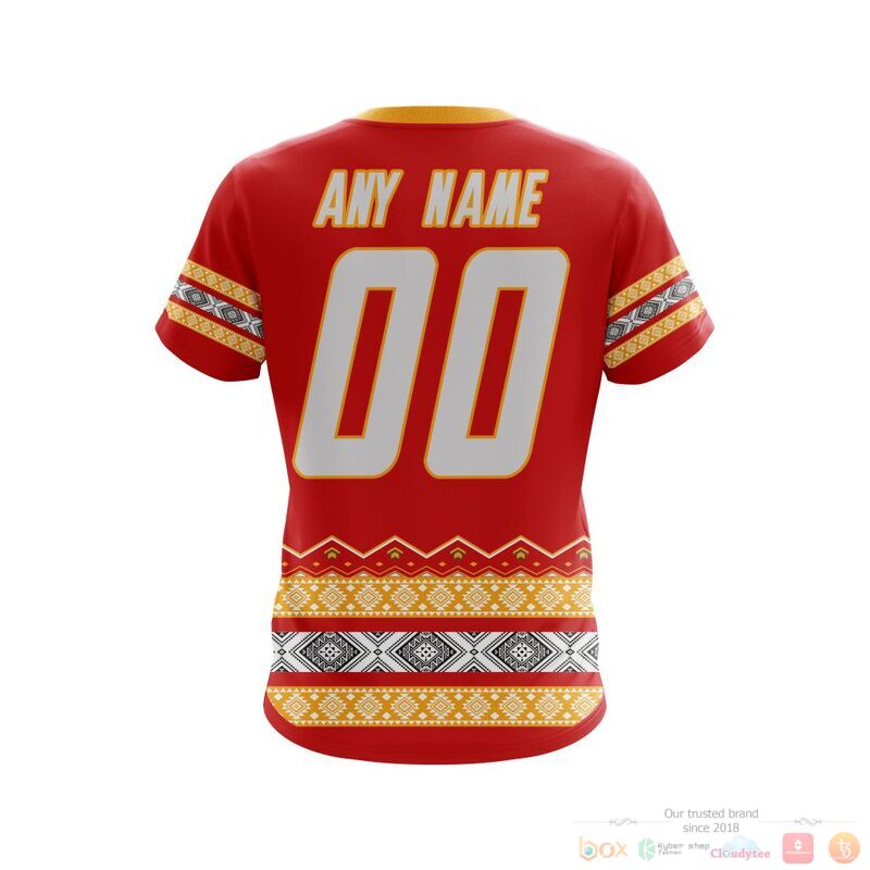 Personalized NHL Calgary Flames brocade pattern 3d shirt hoodie 1 2 3 4 5 6