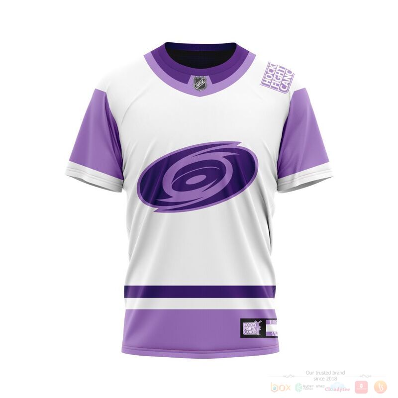 Personalized NHL Carolina Hurricanes Fights Cancer 3d shirt hoodie 1 2 3 4 5 6