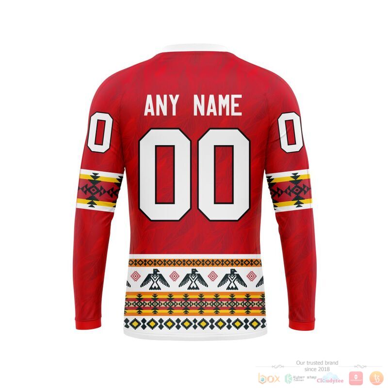 Personalized NHL Chicago BlackHawks brocade pattern 3d shirt hoodie 1 2 3 4