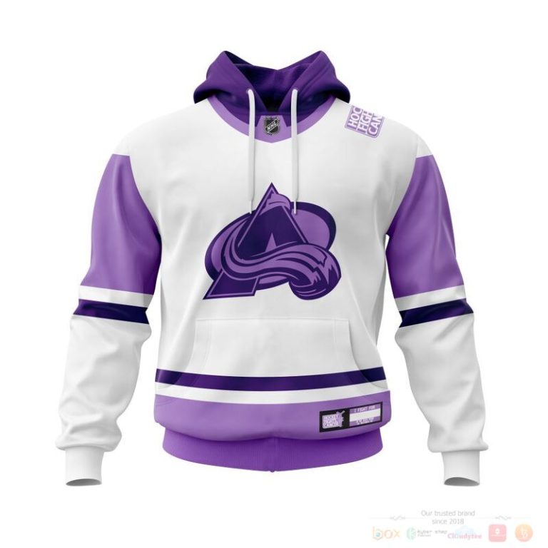 Personalized NHL Colorado Avalanche Fights Cancer 3d shirt hoodie