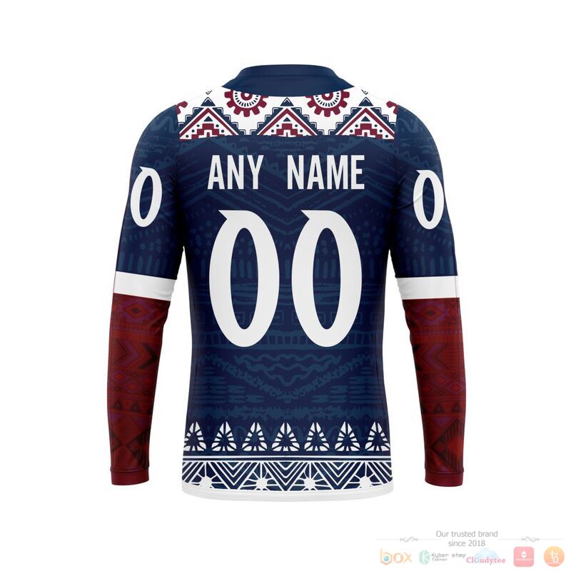 Personalized NHL Colorado Avalanche brocade pattern 3d shirt hoodie 1 2 3 4