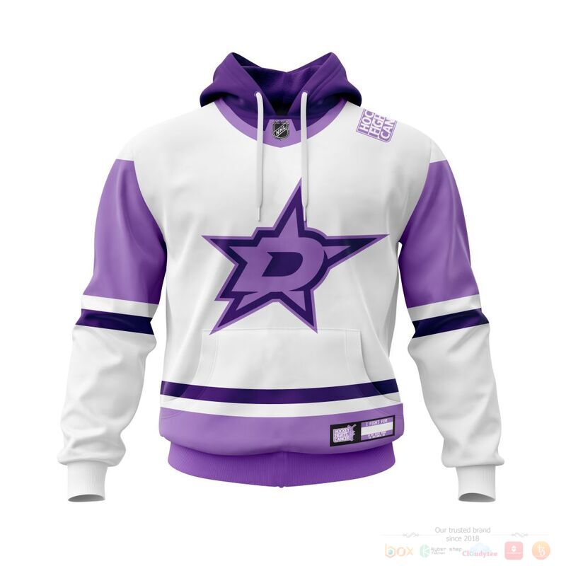 Personalized NHL Dallas Stars Fights Cancer 3d shirt hoodie