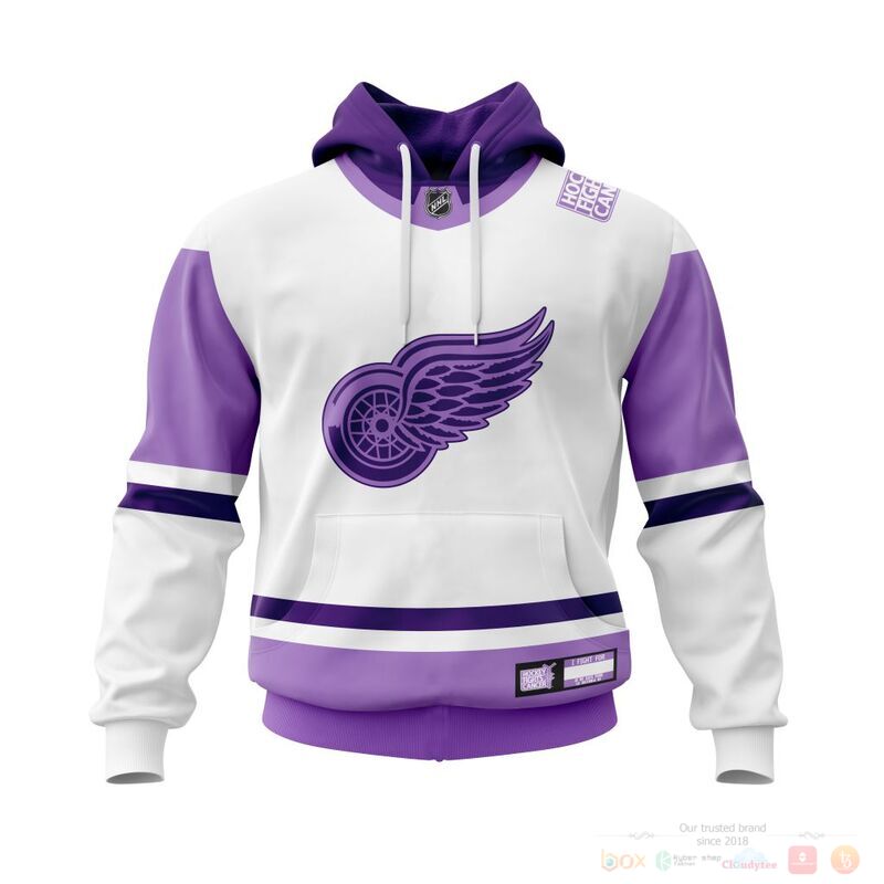 Personalized NHL Detroit Red Wings Fights Cancer 3d shirt hoodie