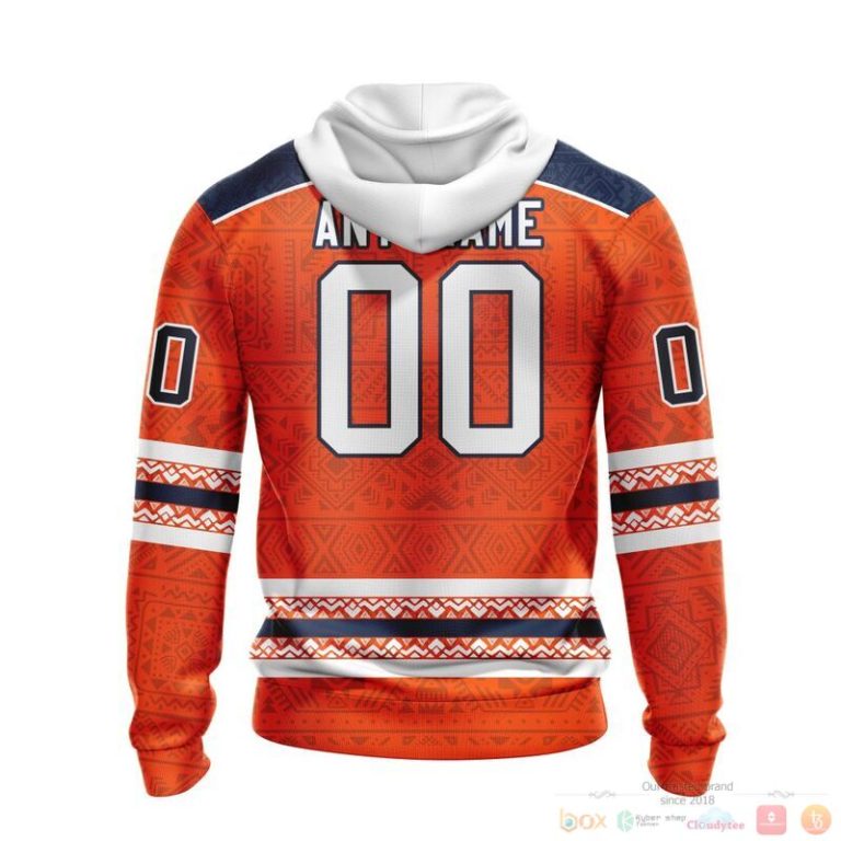 Personalized NHL Edmonton Oilers brocade pattern 3d shirt hoodie 1 2