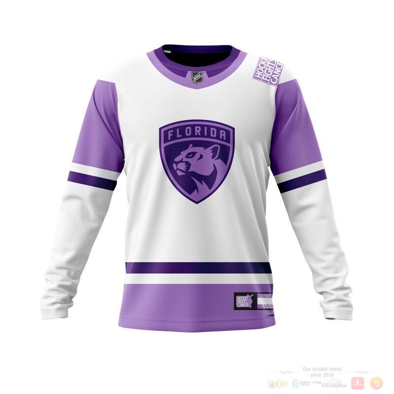 Personalized NHL Florida Panthers Fights Cancer 3d shirt hoodie 1 2 3 4