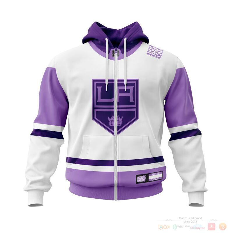 Personalized NHL Los Angeles Kings Fights Cancer 3d shirt hoodie 1