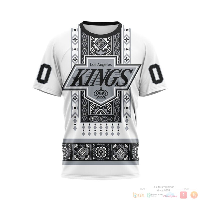 Personalized NHL Los Angeles Kings brocade pattern 3d shirt hoodie 1 2 3 4 5