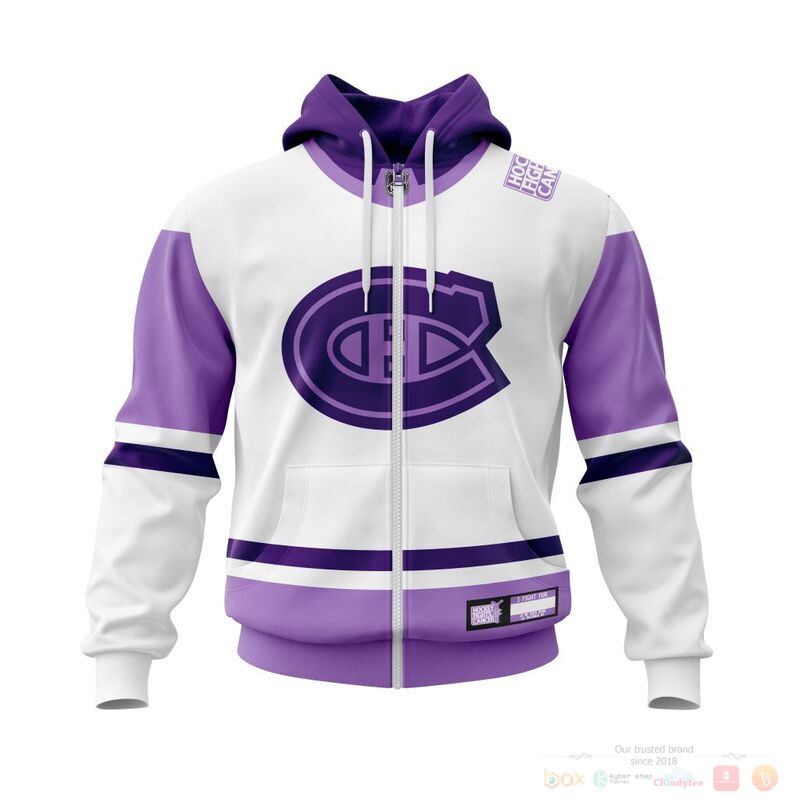 Personalized NHL Montreal Canadiens Fights Cancer 3d shirt hoodie 1