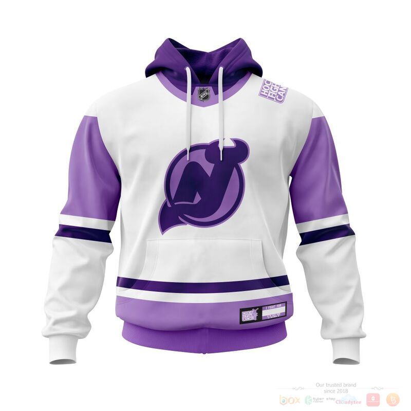 Personalized NHL New Jersey Devils Fights Cancer 3d shirt hoodie