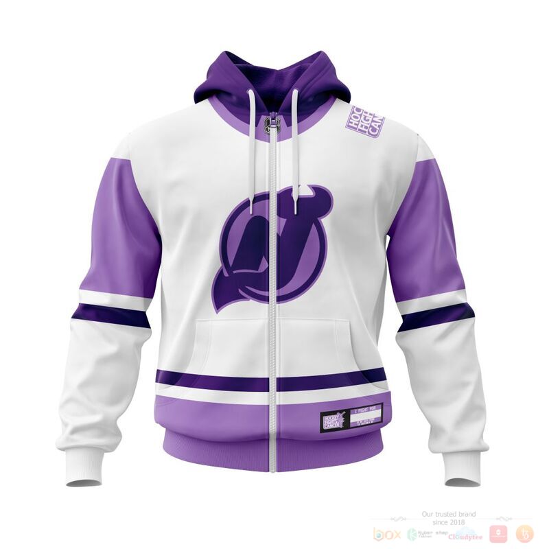 Personalized NHL New Jersey Devils Fights Cancer 3d shirt hoodie 1