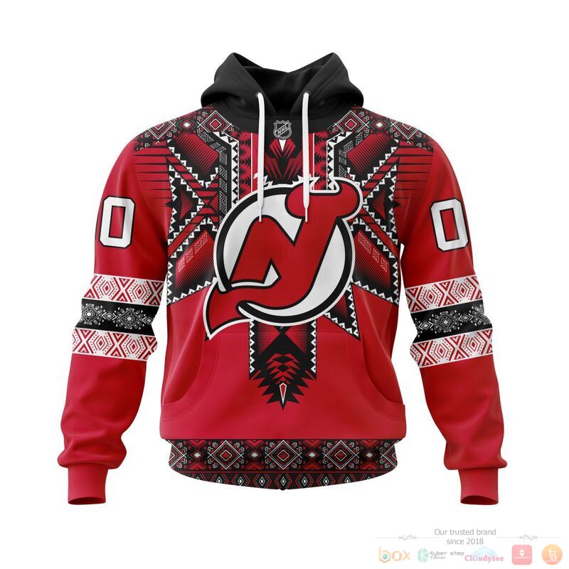 Personalized NHL New Jersey Devils brocade pattern 3d shirt hoodie