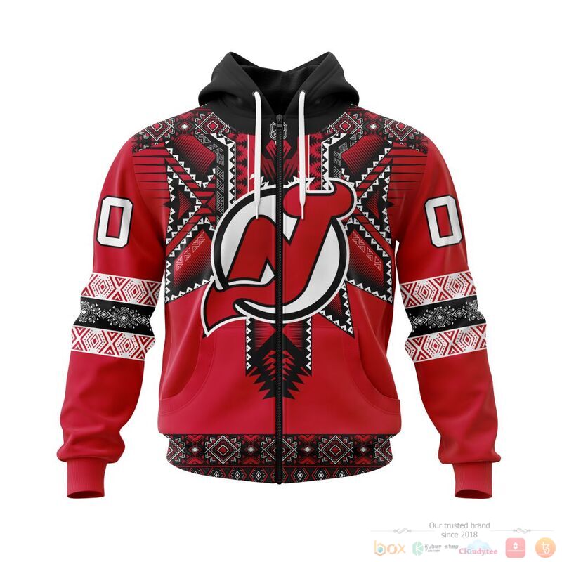 Personalized NHL New Jersey Devils brocade pattern 3d shirt hoodie 1