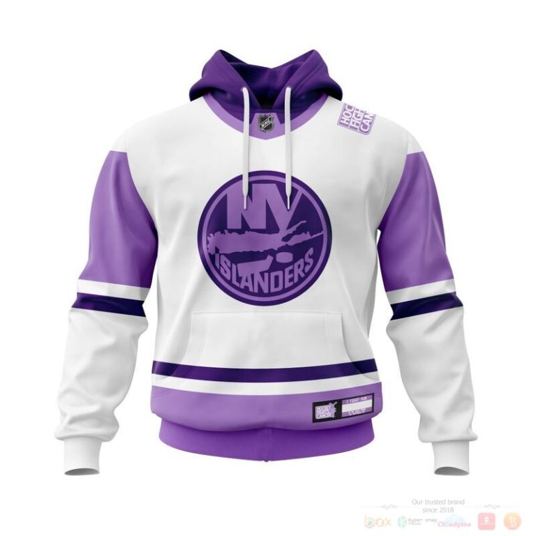 Personalized NHL New York Islanders Fights Cancer 3d shirt hoodie