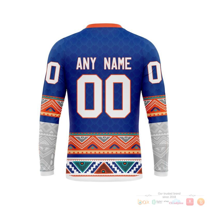 Personalized NHL New York Islanders brocade pattern 3d shirt hoodie 1 2 3 4