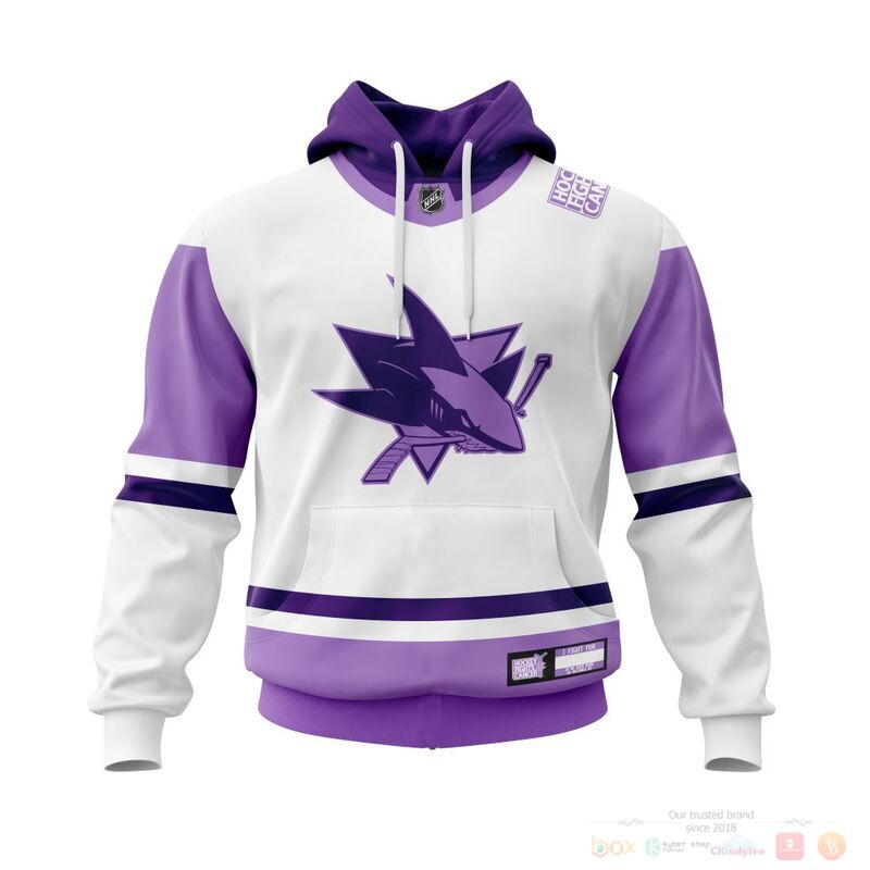 Personalized NHL San Jose Sharks Fights Cancer 3d shirt hoodie