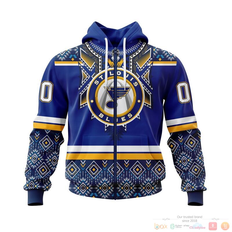 Personalized NHL St Louis Blues brocade pattern 3d shirt hoodie 1