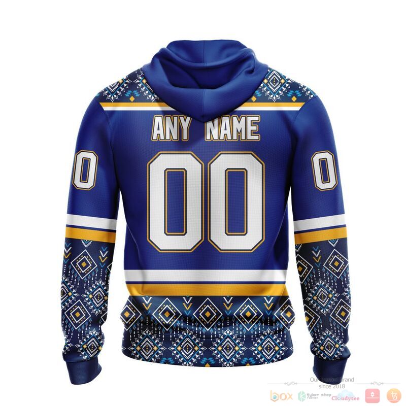 Personalized NHL St Louis Blues brocade pattern 3d shirt hoodie 1 2