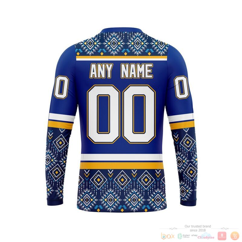 Personalized NHL St Louis Blues brocade pattern 3d shirt hoodie 1 2 3 4