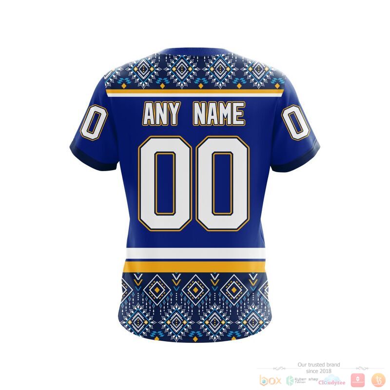 Personalized NHL St Louis Blues brocade pattern 3d shirt hoodie 1 2 3 4 5 6