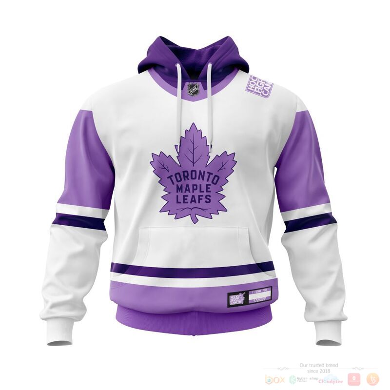 Personalized NHL Toronto Maple Leafs Fights Cancer 3d shirt hoodie